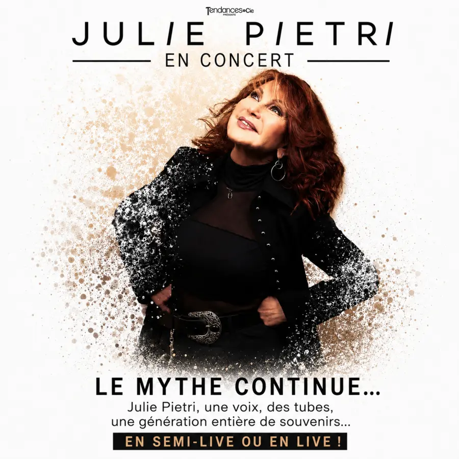 Affiche officielle de Julie Pietri en concert